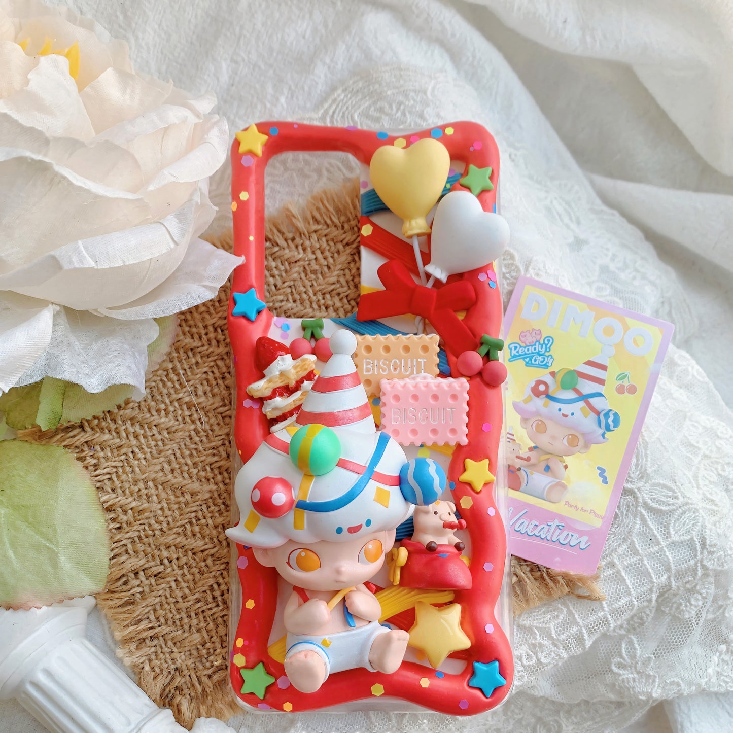 MPLANET Cutstomized Christmas Cream Gel Phone Case, Original Protective Cover, Handmade DIY