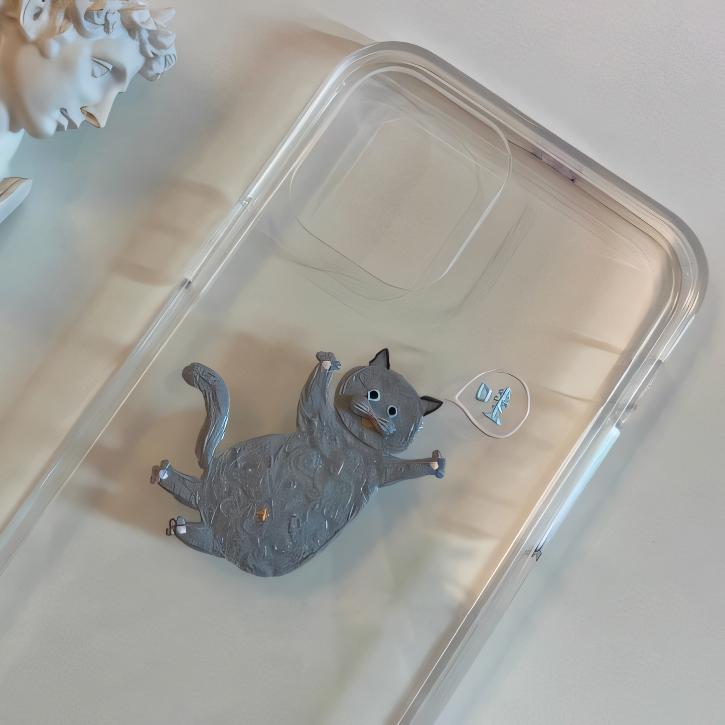 MPLANET Decoden Pet Made-to-order Phone Case, Original Protective Cover, Cream Gel Handicrafts, DIY