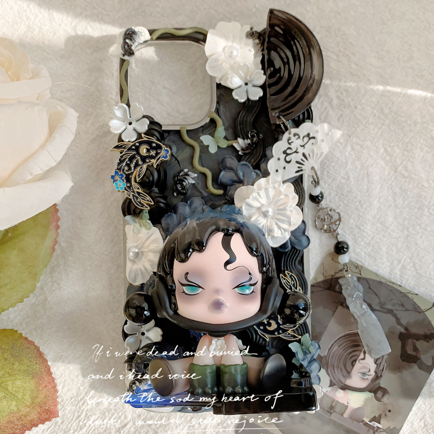 MPLANET Season Decoden Phone Case, Made-to-order Protective Cover, Handmade Cream Gel Project