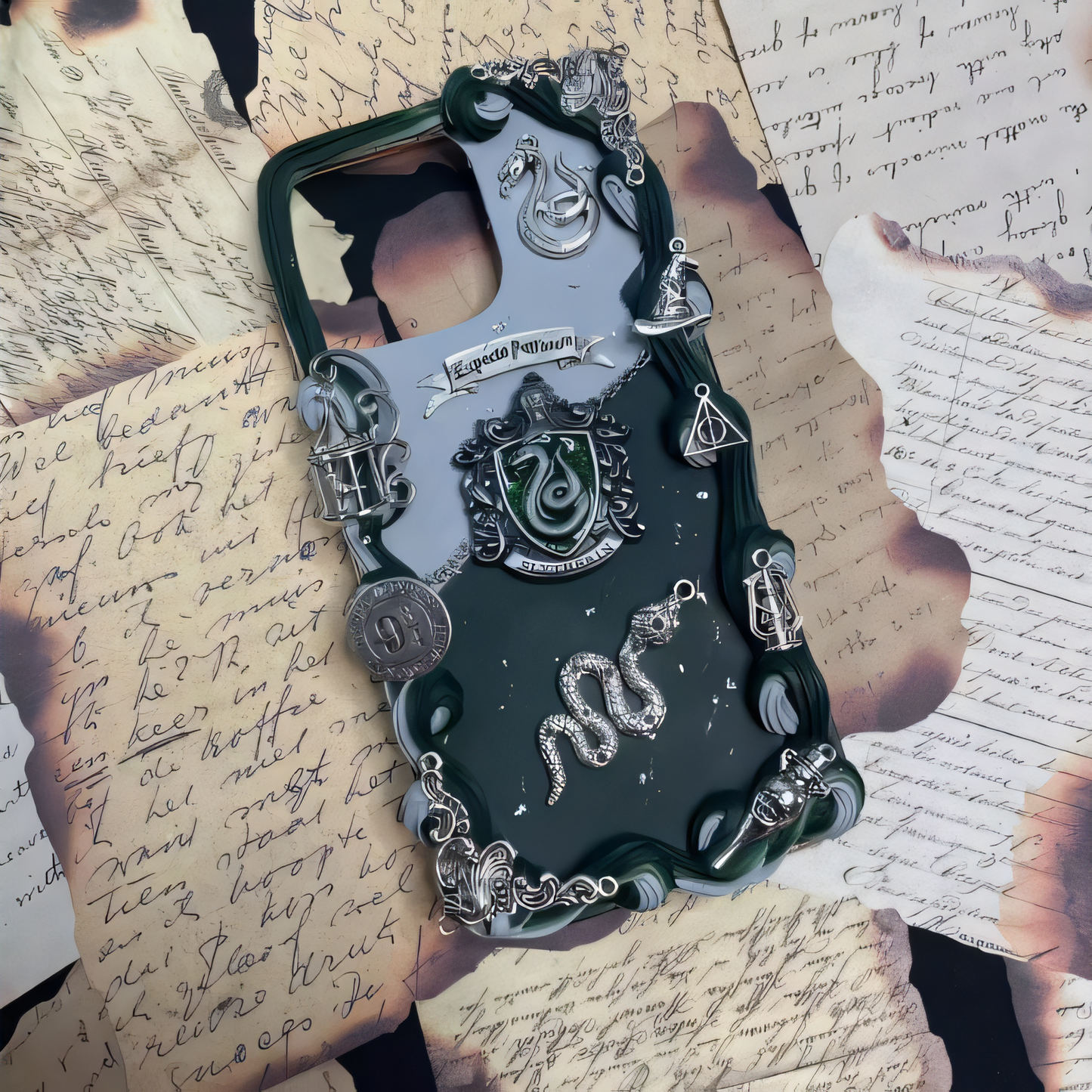 MPLANET Decoden Harry Potter Phone Case, Made-to-order Cream Gel Original Protective Cover, Handmade DIY