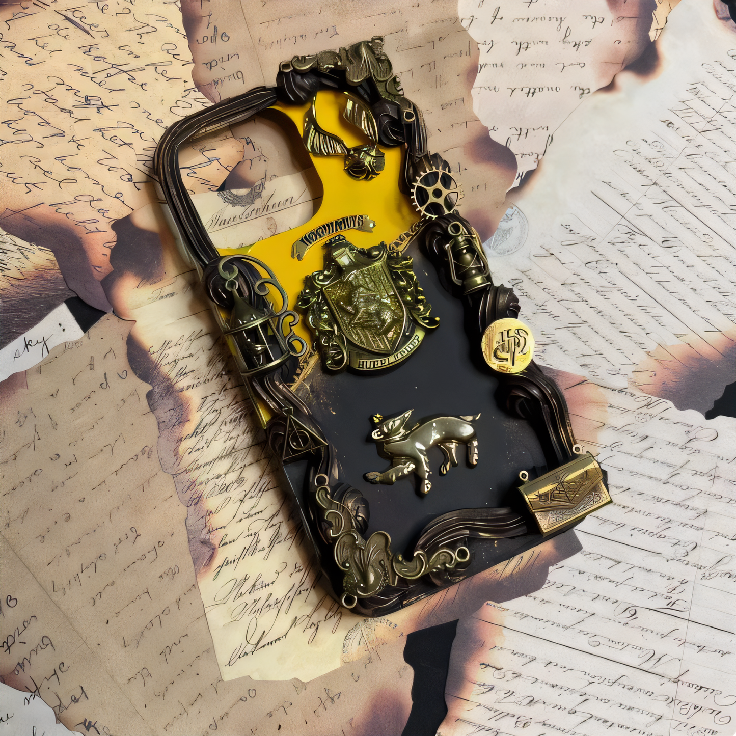 MPLANET Decoden Harry Potter Phone Case, Made-to-order Cream Gel Original Protective Cover, Handmade DIY