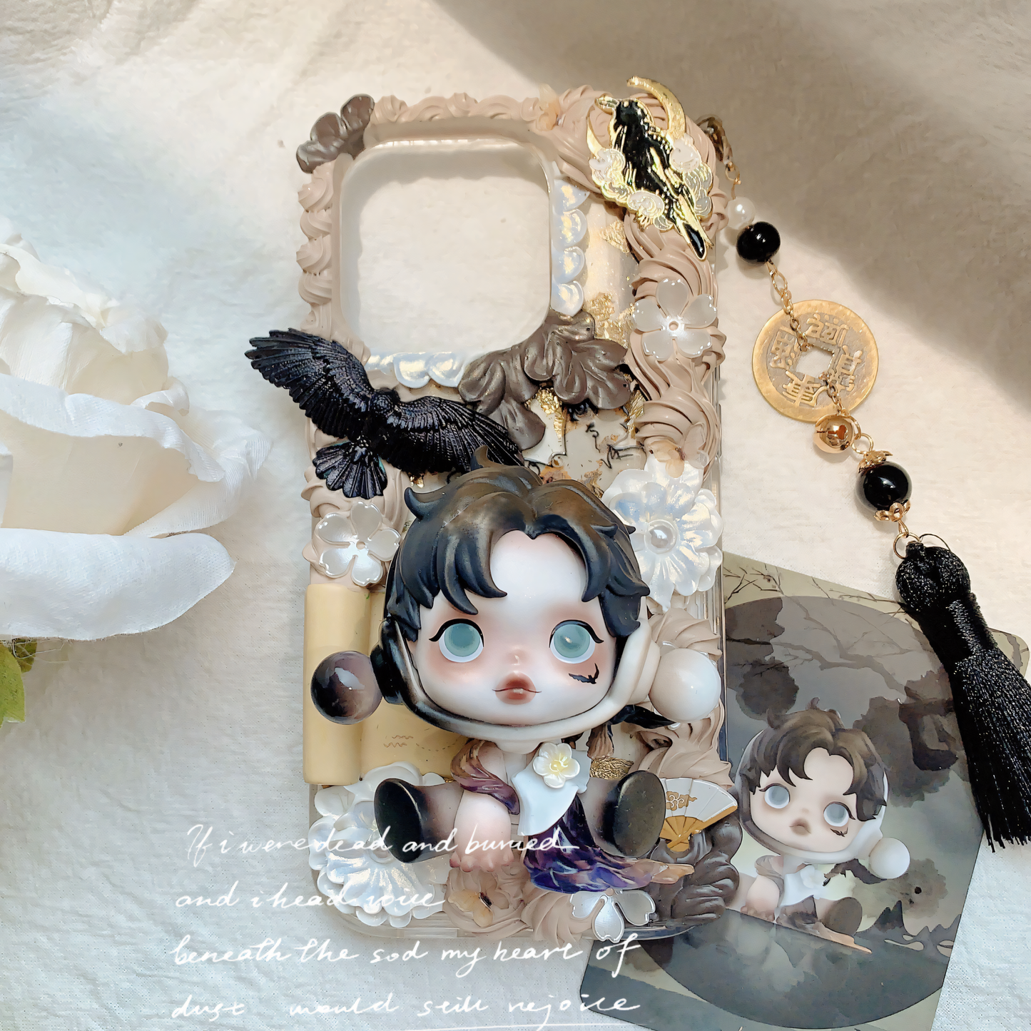 MPLANET Season Decoden Phone Case, Made-to-order Protective Cover, Handmade Cream Gel Project