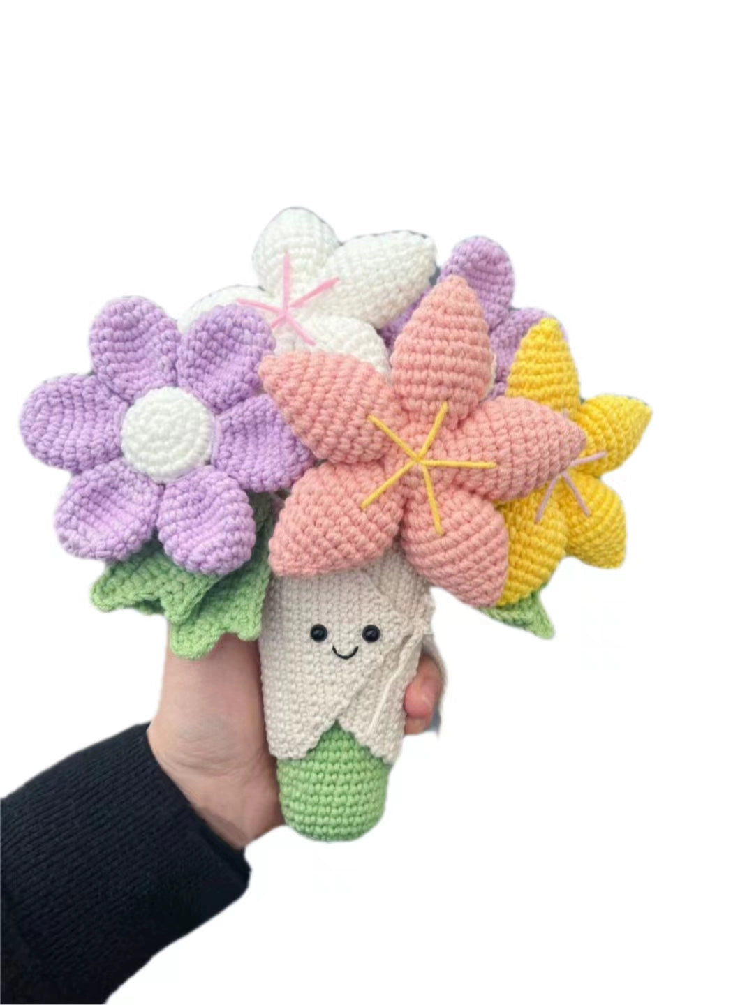 MPLANET Handmade Crochet Hook Flowers&Bag&Scarf&Earphone Case | Material Kit | Custome Gift | Friend Gift | Personalized Gift