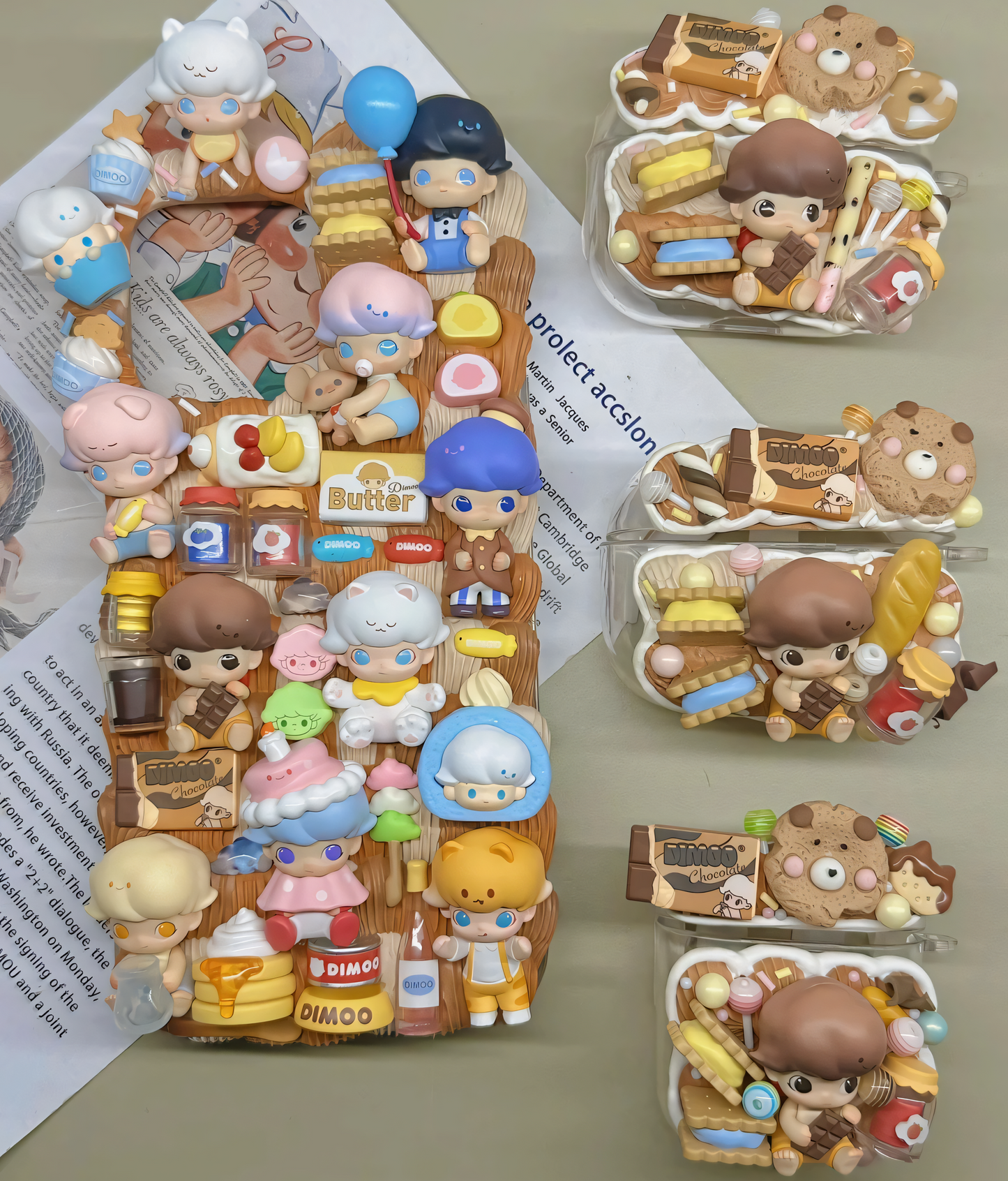 MPLANET Fairy Tale Decoden Case Kit, Phone Case and Earphone Case, Made-to-order Protective Cover, Cream Gel Handicrafts