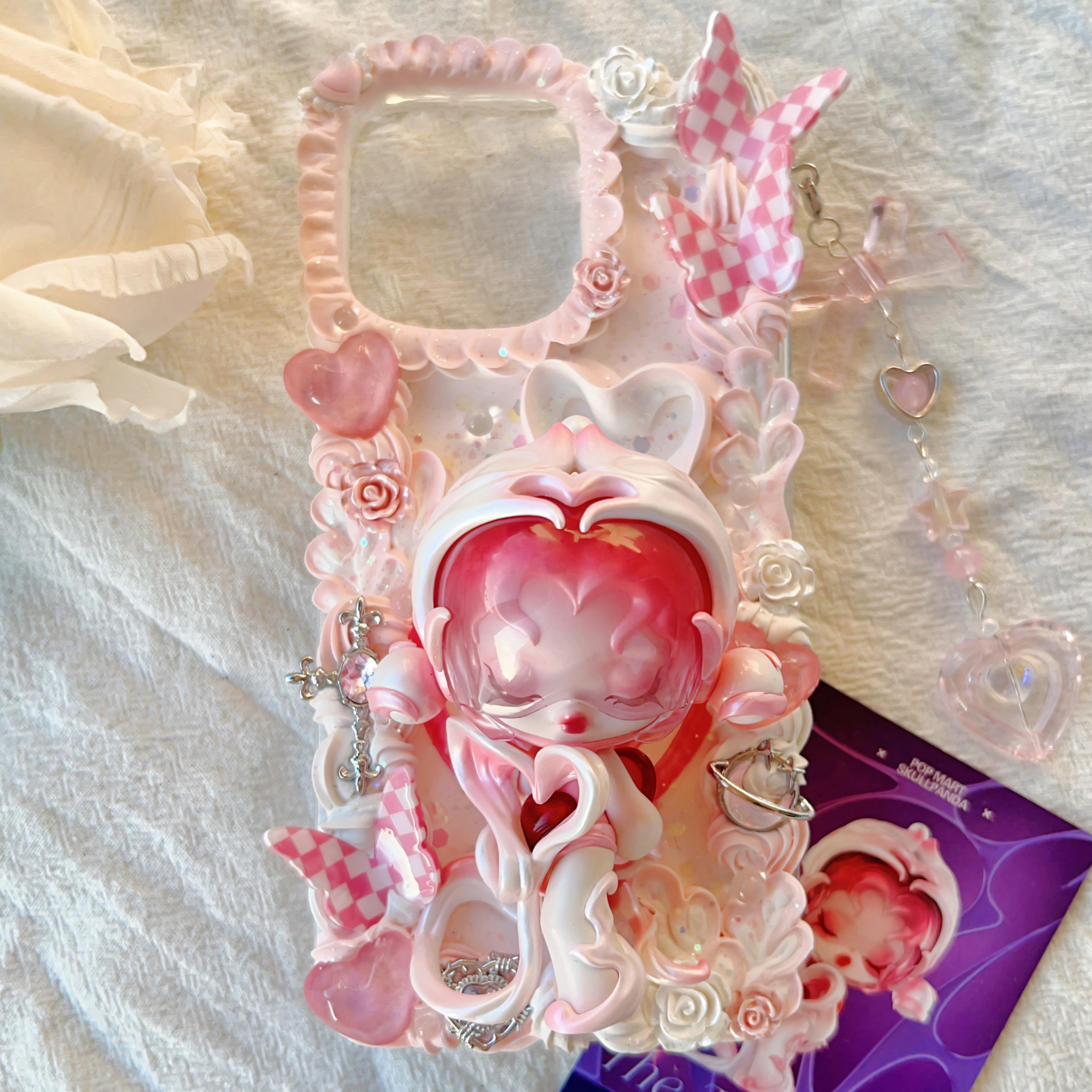 MPLANET Voice Series Decoden Phone Case, Made-to-order Protective Cover, Handmade Cream Gel Project