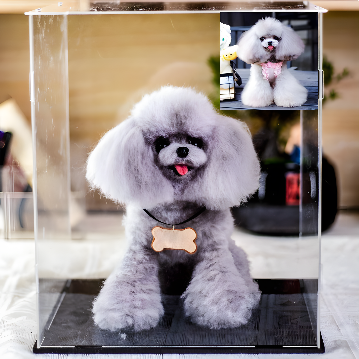 MPLANET Wool Felt customized cat and dog commemorative gifts, pet doll gifts, full body three-dimensional ornaments, handmade products