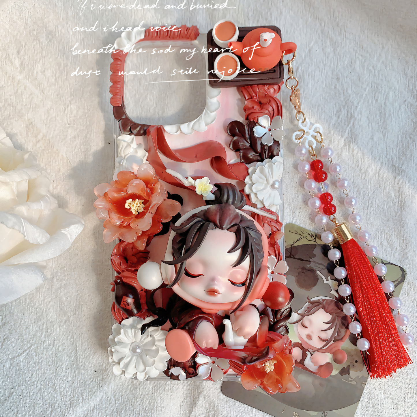 MPLANET Season Decoden Phone Case, Made-to-order Protective Cover, Handmade Cream Gel Project