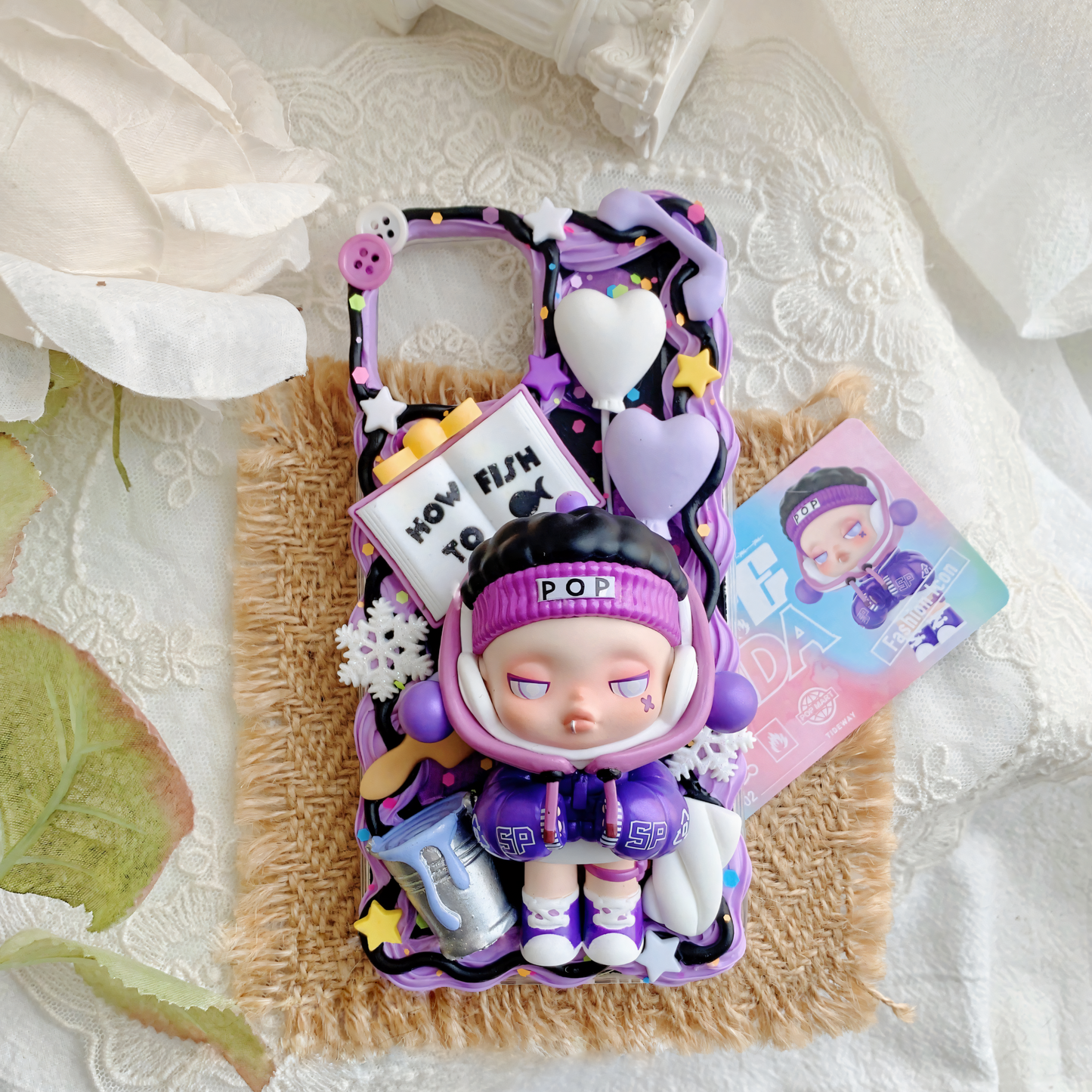 MPLANET Decoden Phone Case, Made-to-order Protective Cover Umi Series, Handmade Cream Gel Project