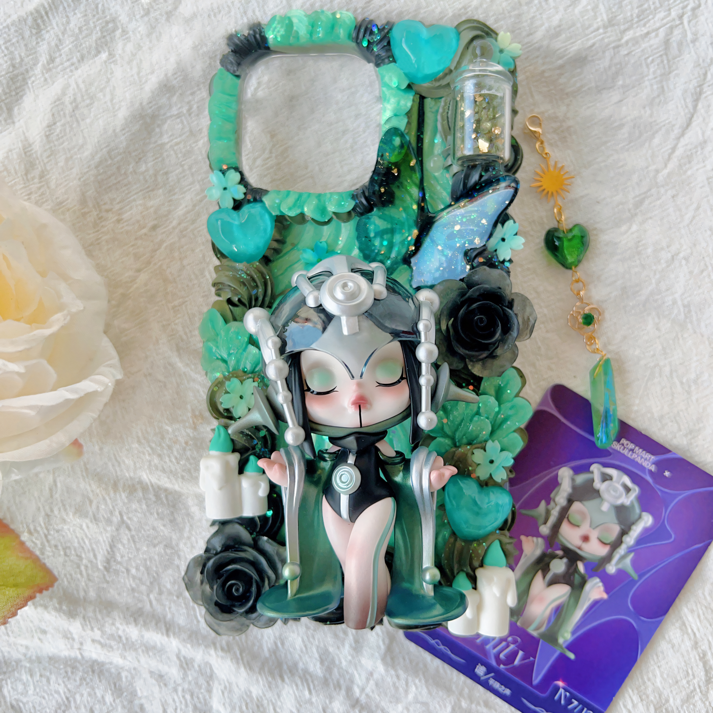 MPLANET Voice Series Decoden Phone Case, Made-to-order Protective Cover, Handmade Cream Gel Project