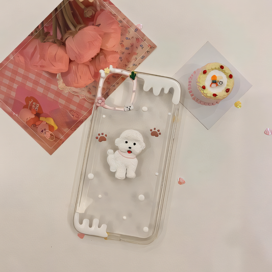 MPLANET Decoden Pet Made-to-order Phone Case, Original Protective Cover, Cream Gel Handicrafts, DIY