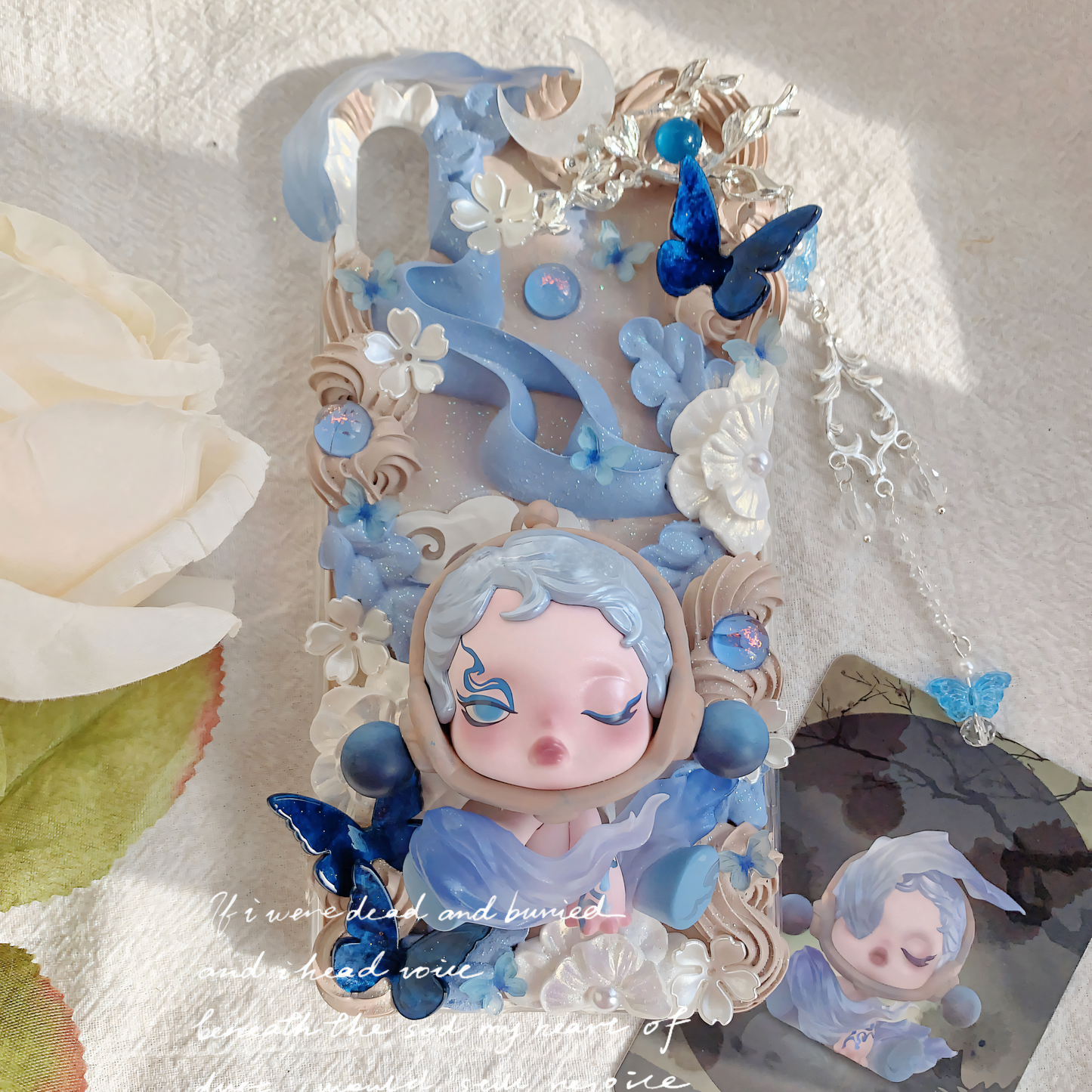 MPLANET Season Decoden Phone Case, Made-to-order Protective Cover, Handmade Cream Gel Project