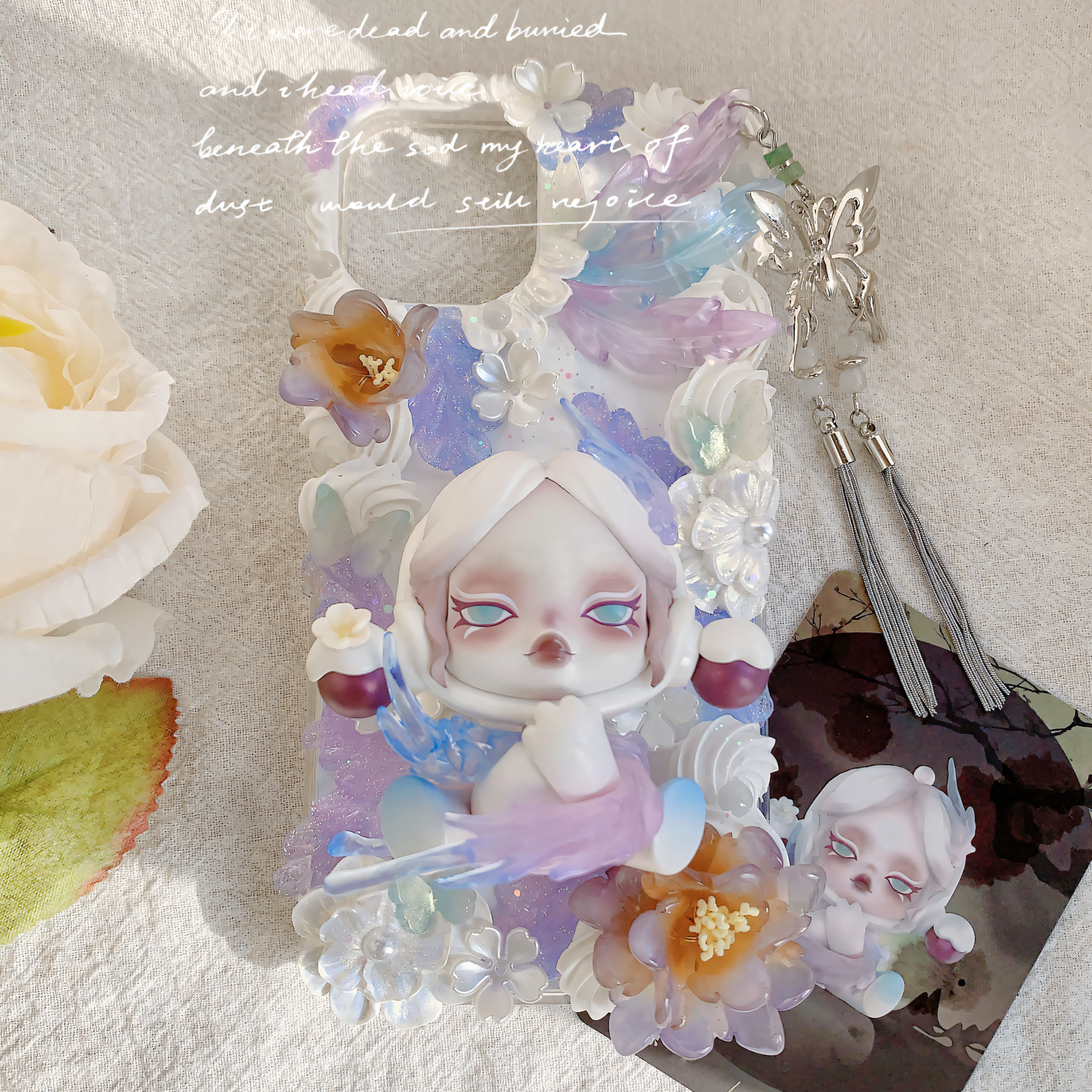 MPLANET Season Decoden Phone Case, Made-to-order Protective Cover, Handmade Cream Gel Project