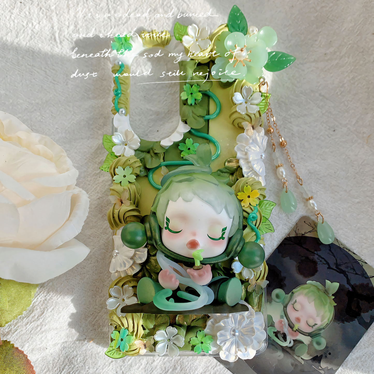 MPLANET Season Decoden Phone Case, Made-to-order Protective Cover, Handmade Cream Gel Project